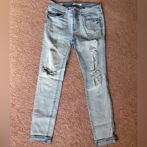 PacSun Light Blue Distressed Skinny Jeans